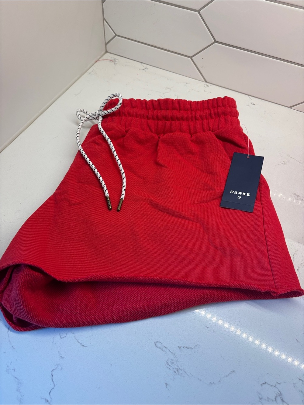 Parke drawstring shorts women’s size M